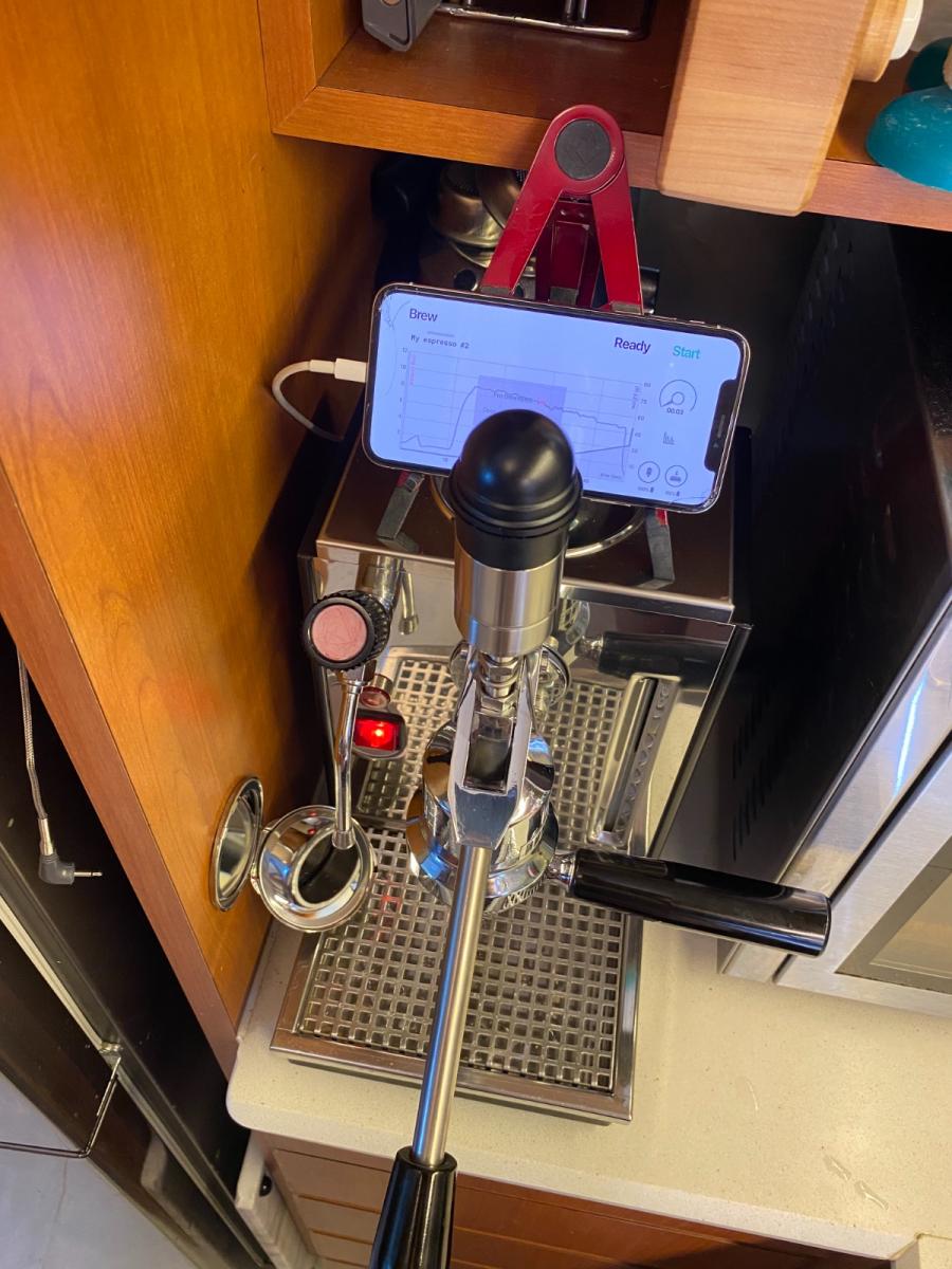 Olympia Cremina Coffee Puck Dent (with Pressure Gauge)