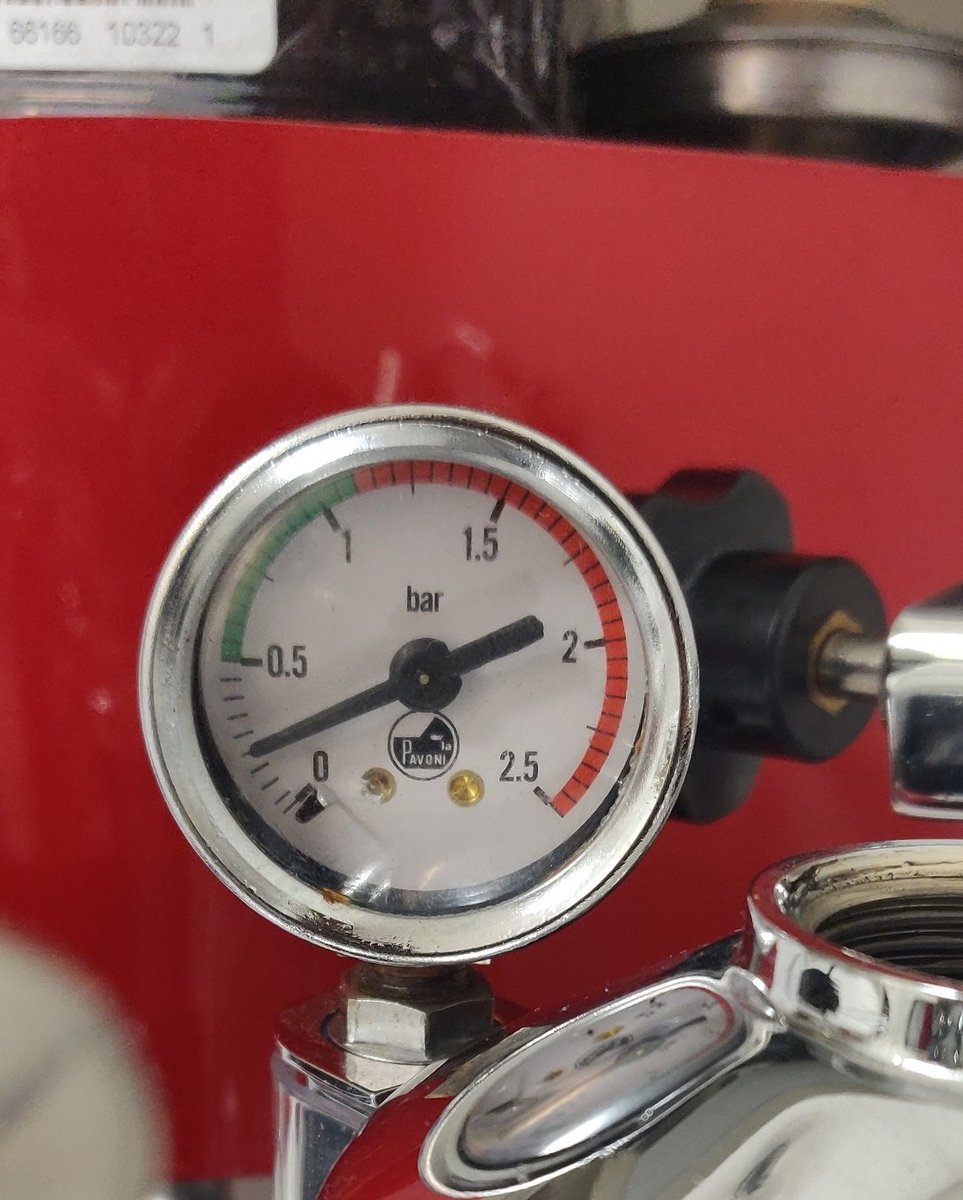 La Pavoni pressure gauge does not return to zero