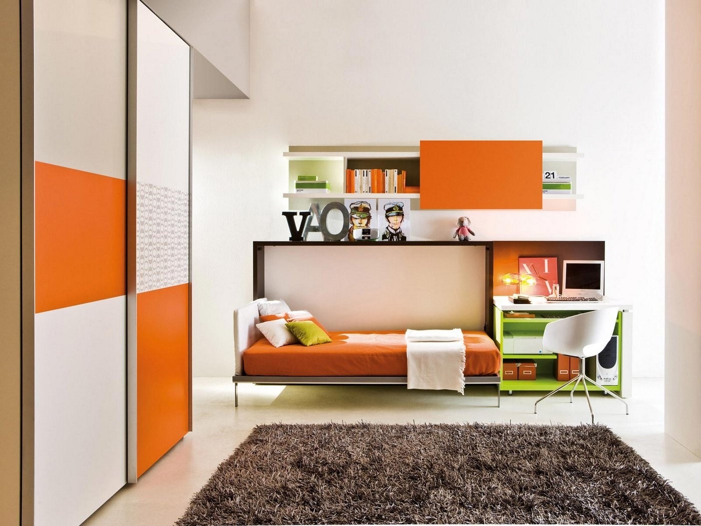 Transformable Space Saving Kids RoomsInterior Design Ideas.