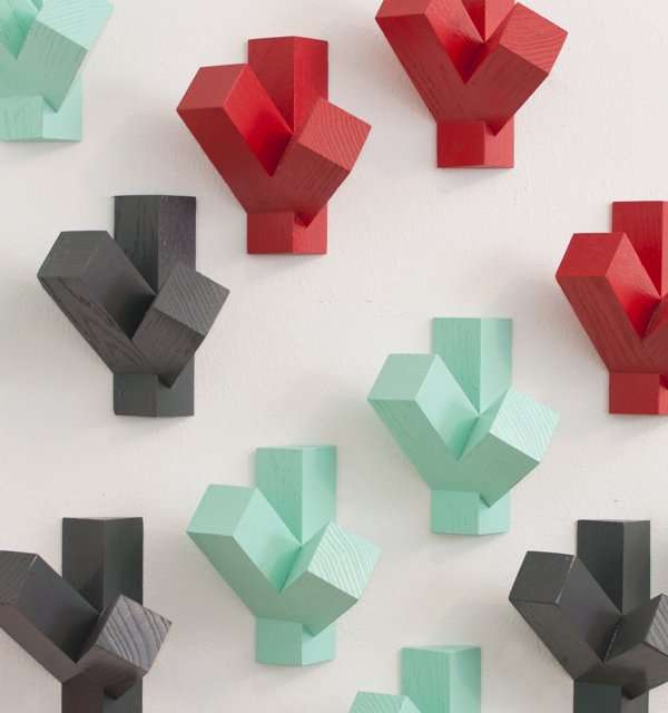 multicoloured geometric wall hangers Interior Design Ideas