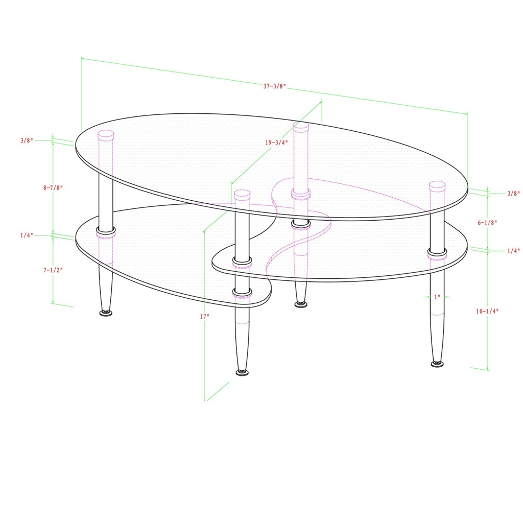 Walker Edison Glass Oval Coffee Table Review Best Coffee Table 2017