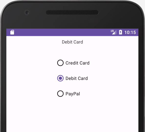 Coding for Android Radio Buttons