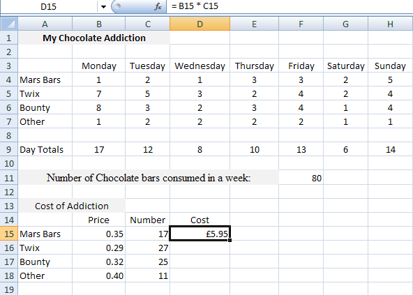 Microsoft Excel Tutorials: How To Multiply