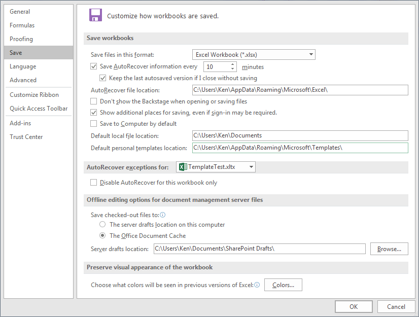 Microsoft Excel Tutorials How to Create a Worksheet Template
