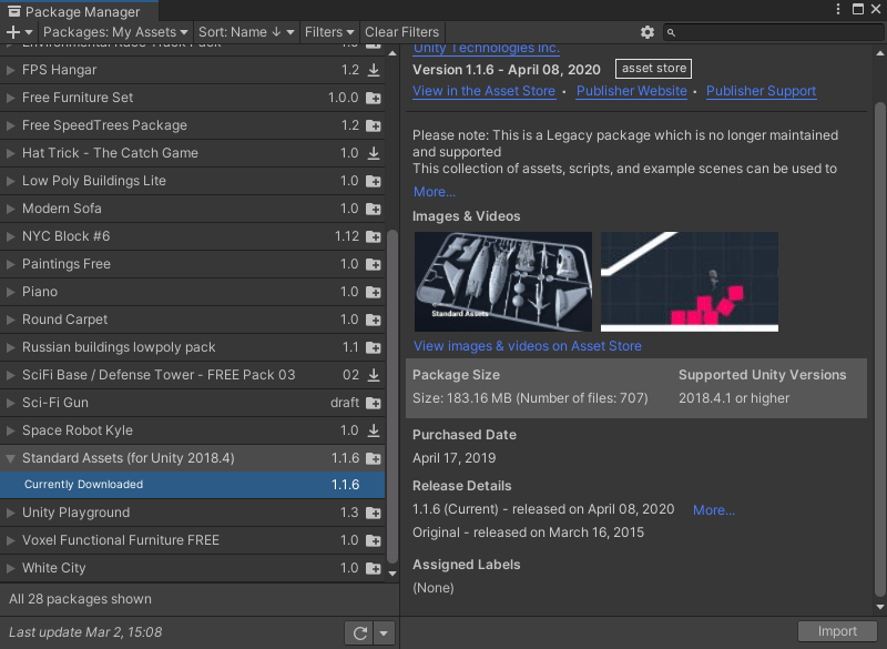 The Unity Asset Store