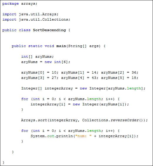 java for complete beginners sorting arrays