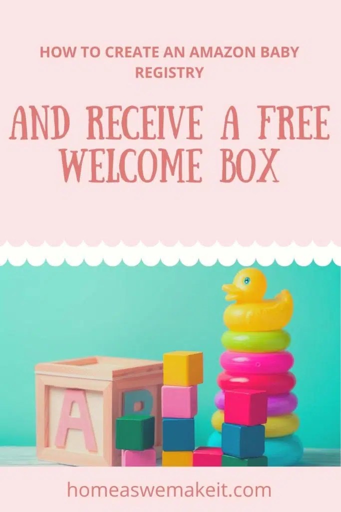 How to Create an Amazon Baby Registry and Get a Free Box Home