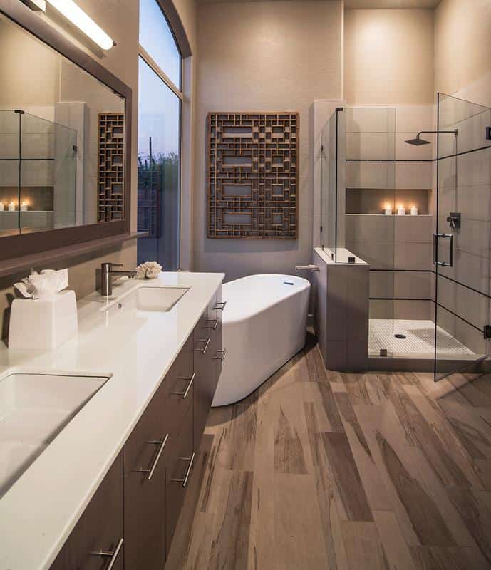 30 Beautiful Brown Bathroom Design Ideas (Photo Gallery) Home Awakening