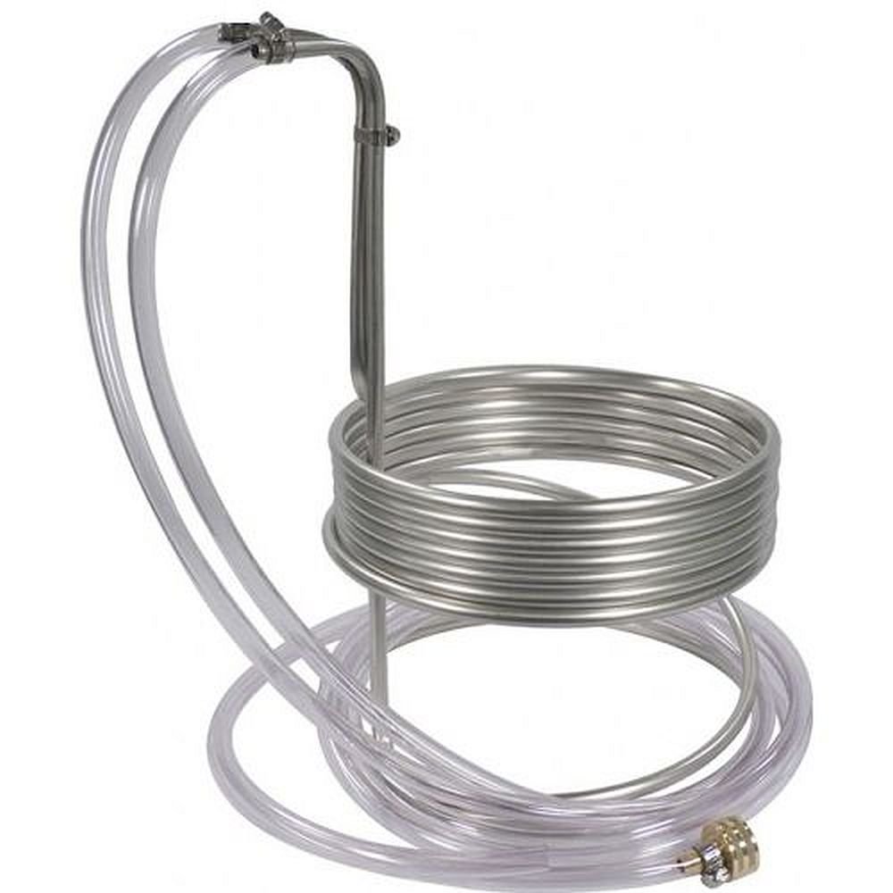 NY Brew Supply 25′ Stainless Steel Immersion Chiller Homebrew Finds