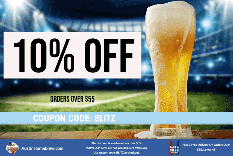 Coupon Code Take an ADDITIONAL 10 Off Sale Items at Austin Homebrew