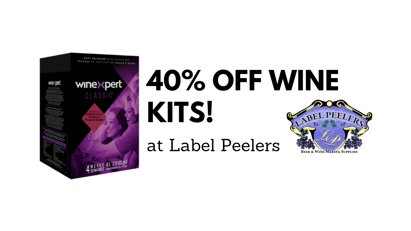 Label Peelers Wine Kit Deal! Homebrew Finds