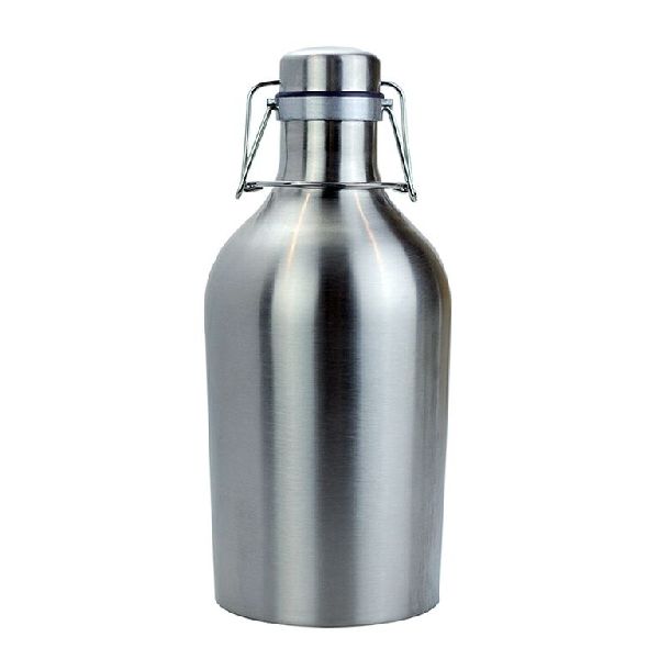 64oz Stainless Steel Growler w/ Swing Top Lid