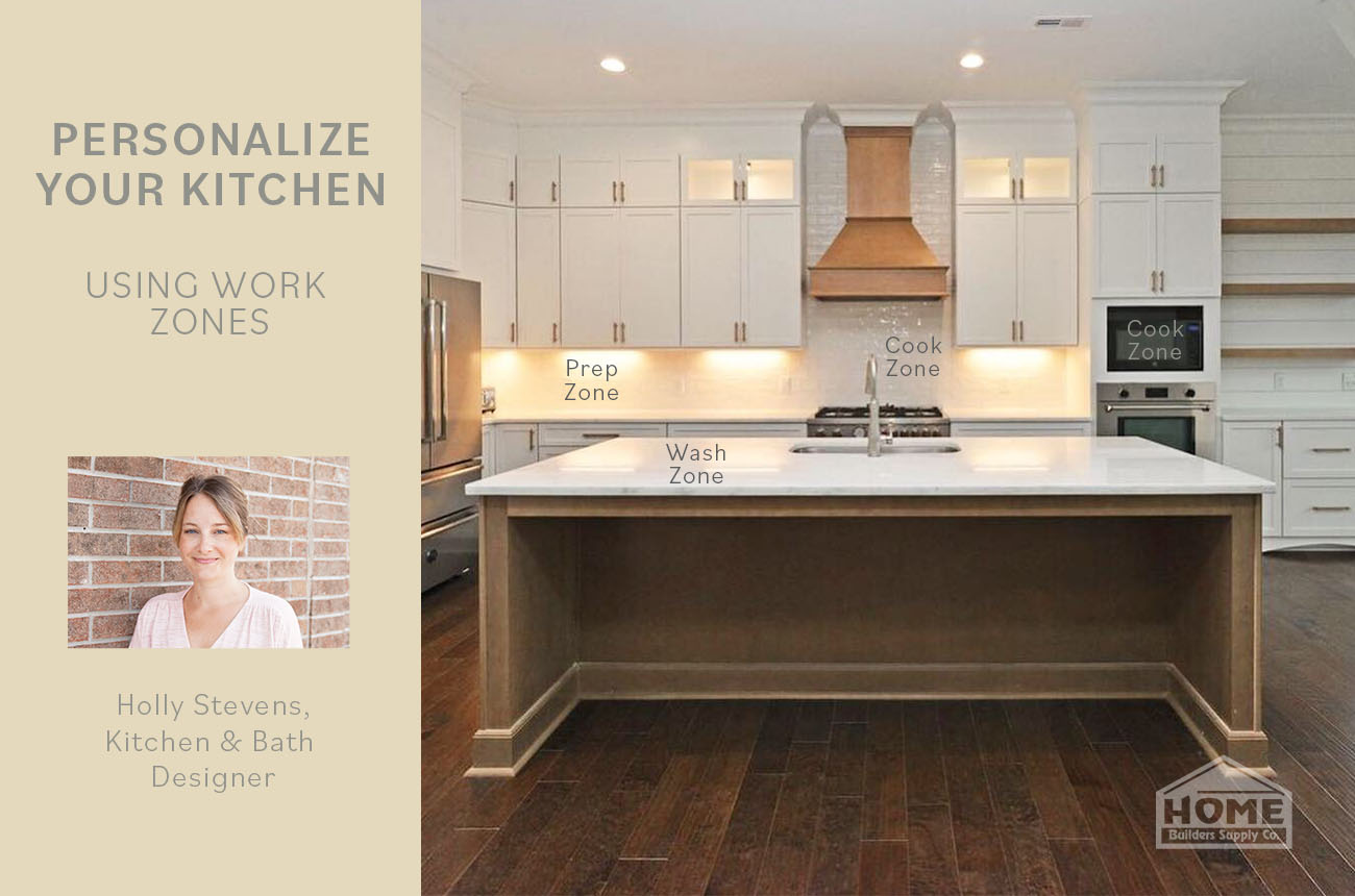 Personalize Your Kitchen Using Work Zones Home Builders Supply
