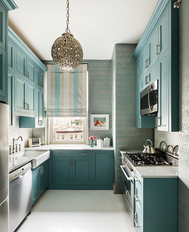 teal kitchen decorating ideas