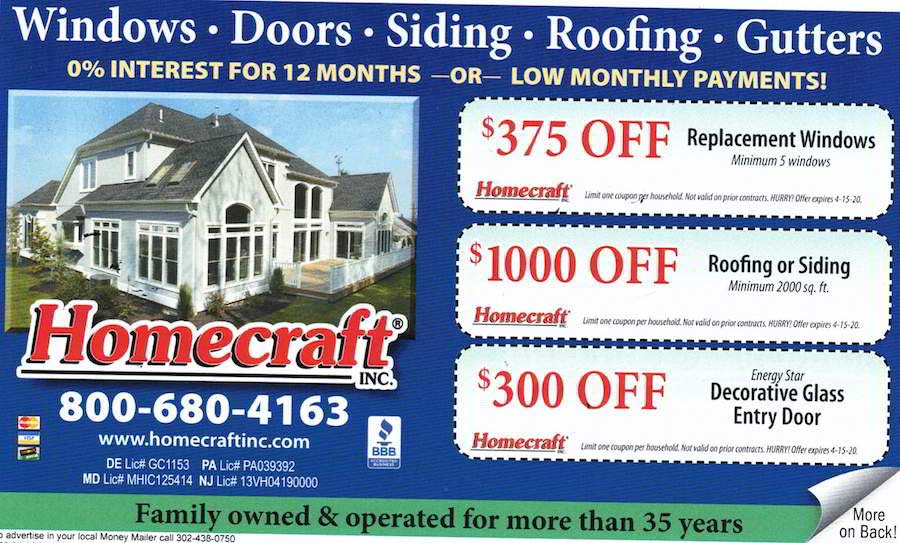 Special Offer Homecraft® Inc. Wilmington, DE