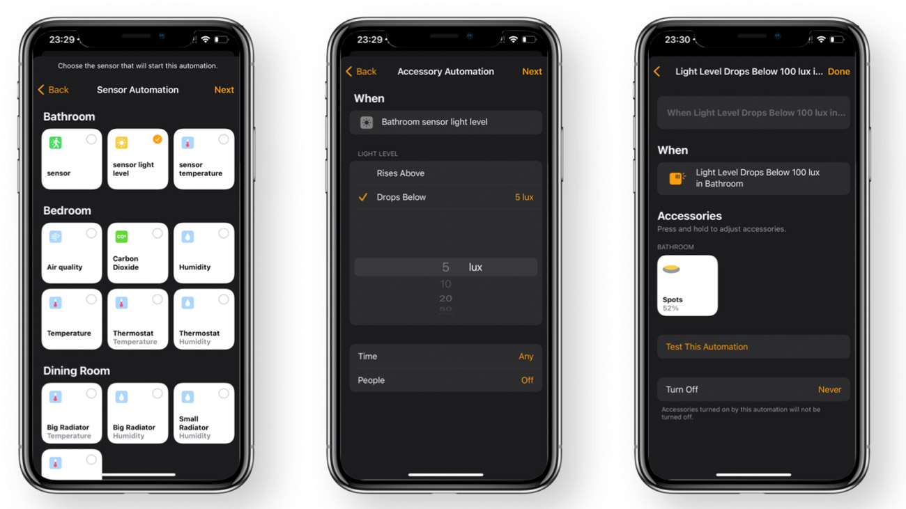 Whats new with HomeKit in iOS 15.1 Conditional automations in Home