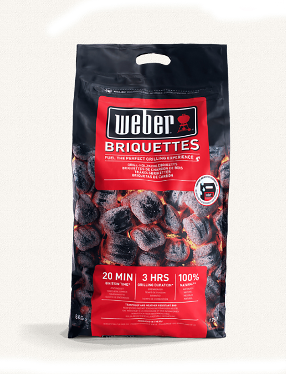 Weber Briquettes 8kg (17591) • Homeleigh Garden Centres