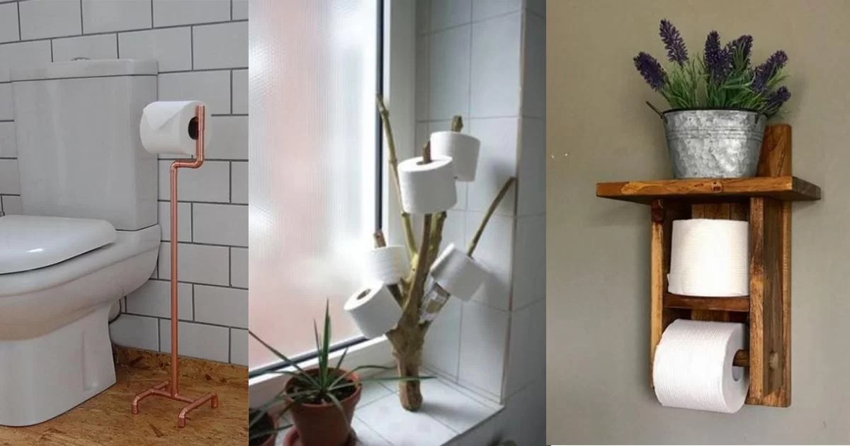HomelySmart 16 DIY Toilet Paper Storage Ideas For Your Lovely