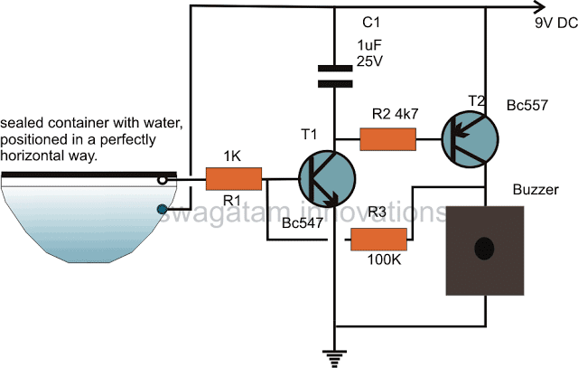 Earthquake Sensor Circuit [Seismic Sensor] – Homemade Circuit Projects