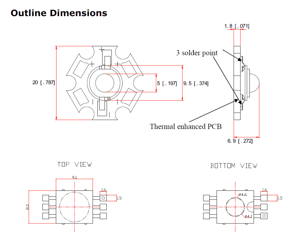 3 Watt LED Datasheet Homemade Circuit Projects