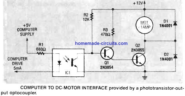 Optocoupler Ic Circuit Diagram - Circuit Diagram