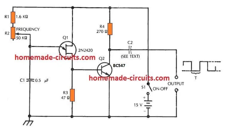 Synchronised Ujt Triggering Circuit - Circuit Diagram