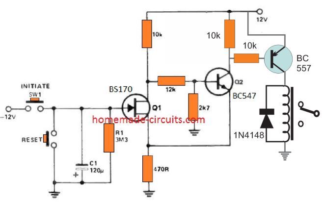 1 to 10 minutes Timer Circuit