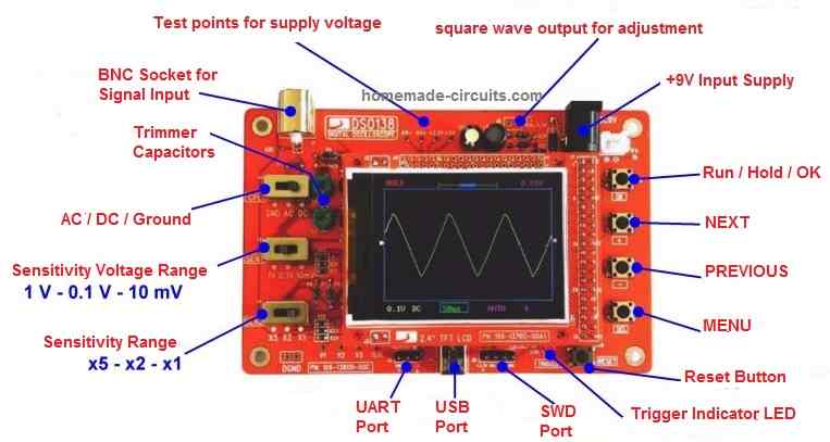 DSO138: Best Small Oscilloscope for Electronic Hobbyists – Homemade