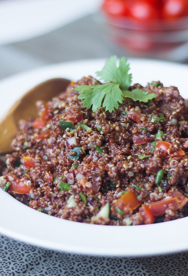 Salsa Fresca Red Quinoa Homemade Levity