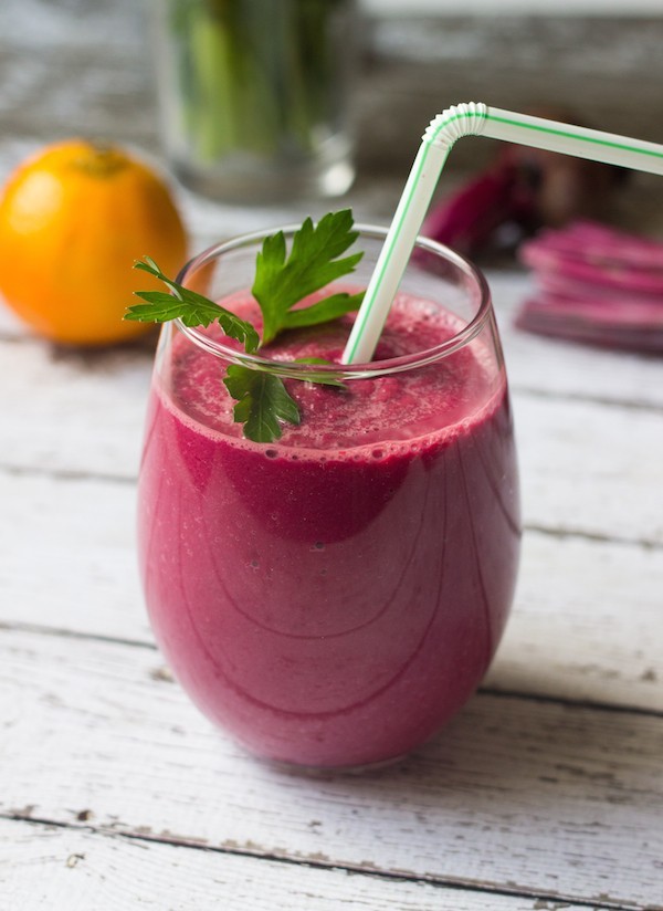 Beet Smoothie with Orange & Fennel Homemade Levity