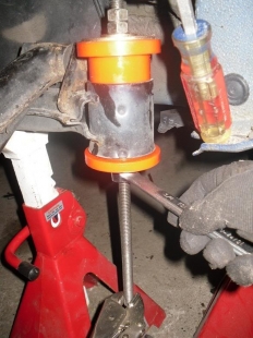 Homemade Subframe Bushing Tool - HomemadeTools.net