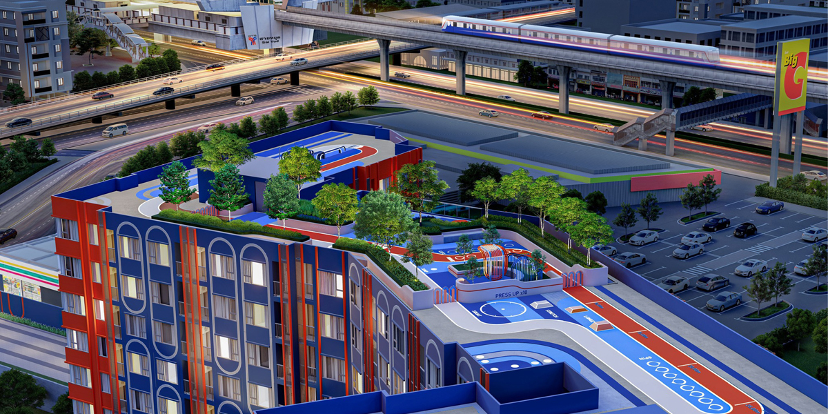 Brixton Pet&Play Phahol 50 Station คอนโดเลี้ยงสัตว์ได้ ใกล้ BTS สายหยุด