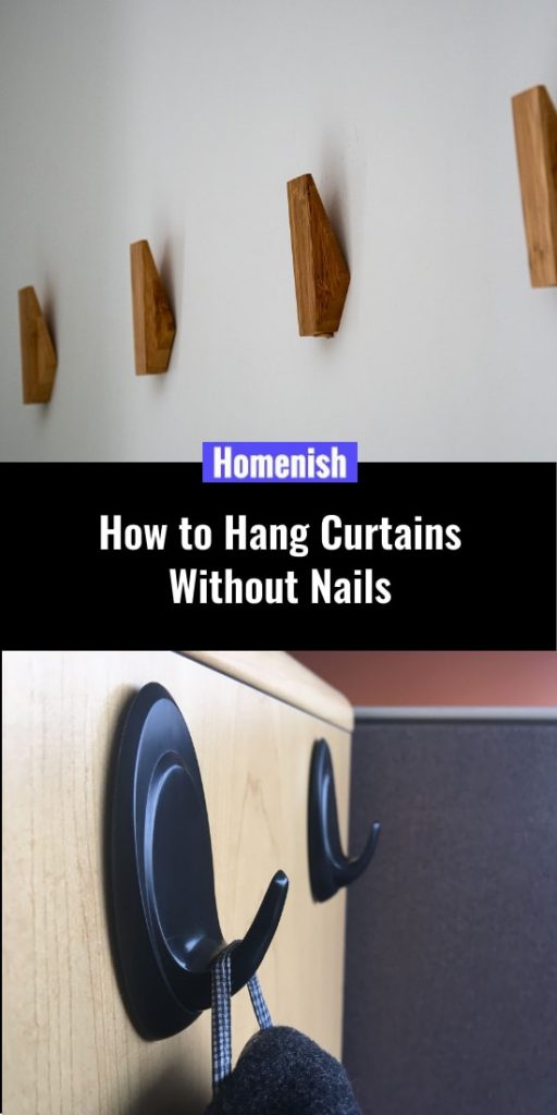 How to Hang Curtains Without Nails Homenish