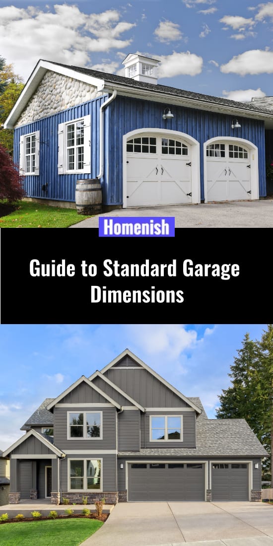 Guide to Standard Garage Dimensions Homenish Guide to Standard Garage Dimensions Homenish