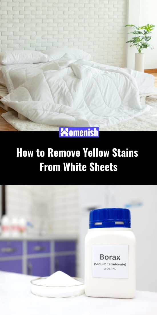 How to Remove Yellow Stains From White Sheets Homenish