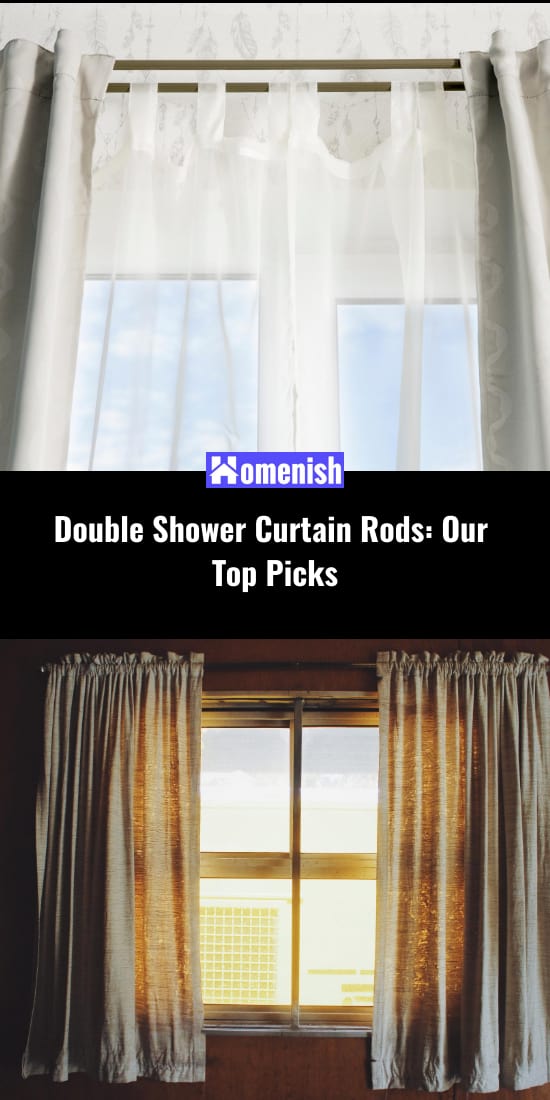 Double Shower Curtain Rods Our Top Picks Homenish