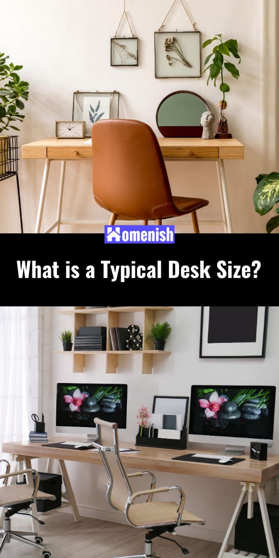 Typical Desk Sizes (with 6 Drawings) Homenish