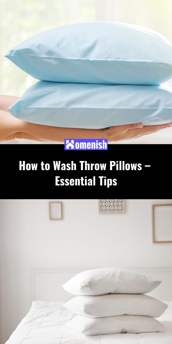 How to Wash Throw Pillows Essential Tips Homenish