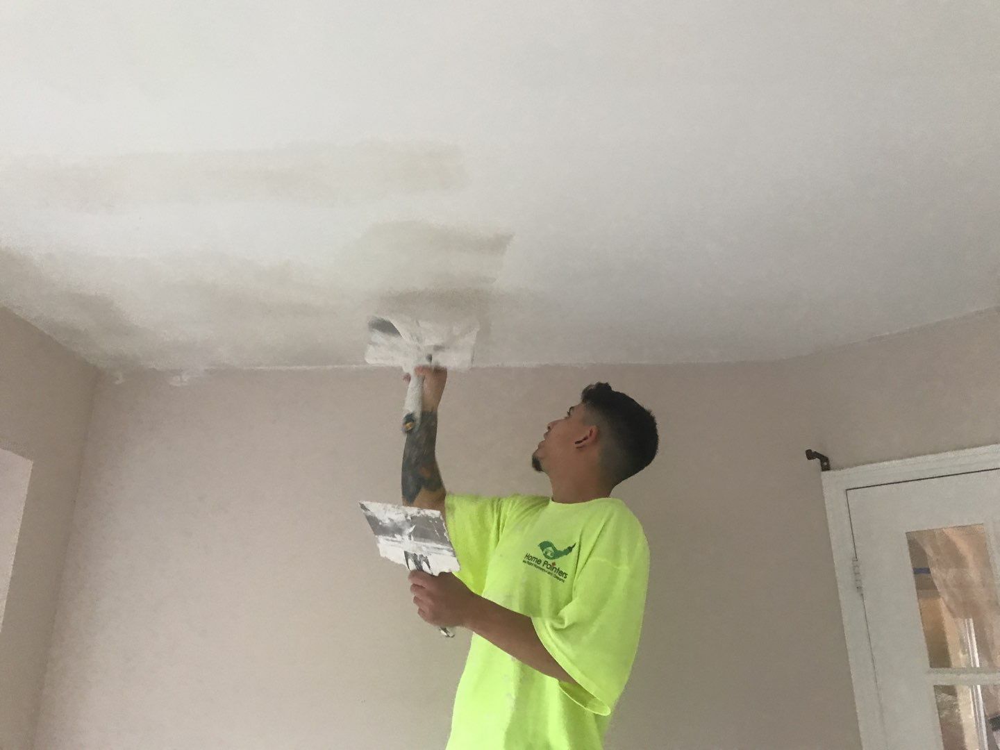 Easy Way To Paint Stucco Ceiling Shelly Lighting
