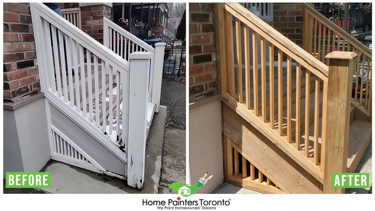 Wood Railings, Posts, and Pickets Replacement and Repairs