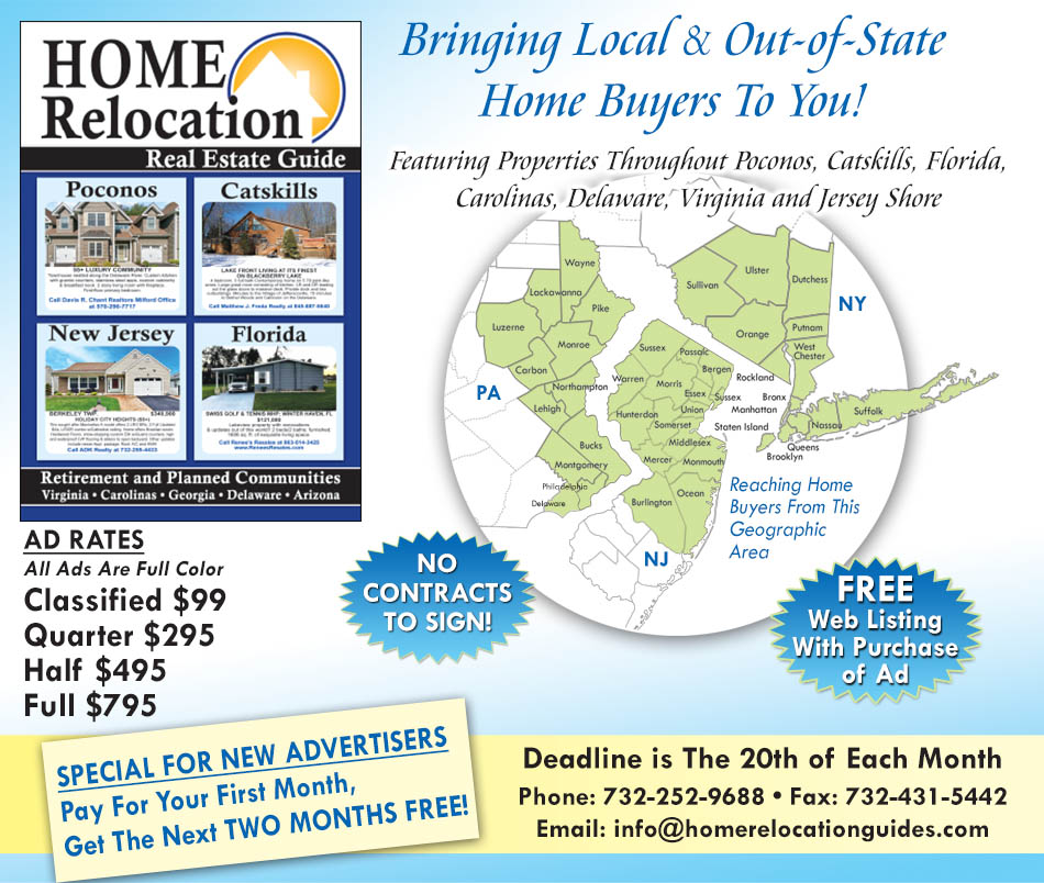 Advertise Advertising rates and information for Home Relocation Guide