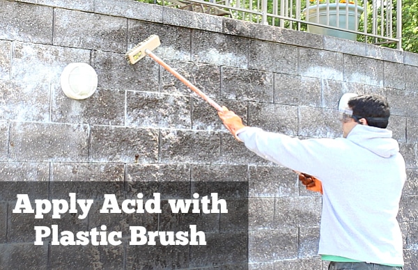 How to clean efflorescence off stone walls some elbow grease and