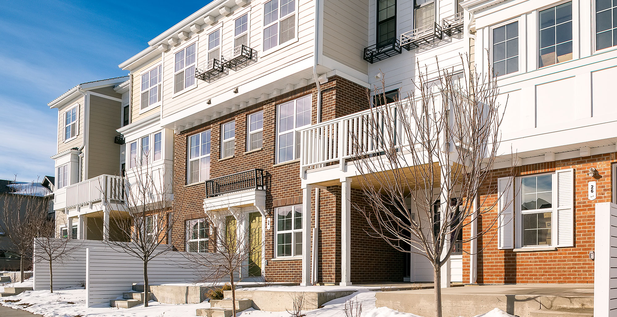 The Post in Nolan Hill Townhomes Calgary