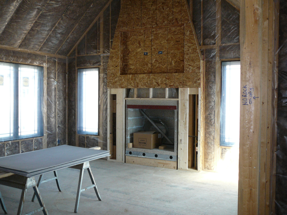 4 Season Room W/Wood Burning Fireplace C. er Builders Delavan
