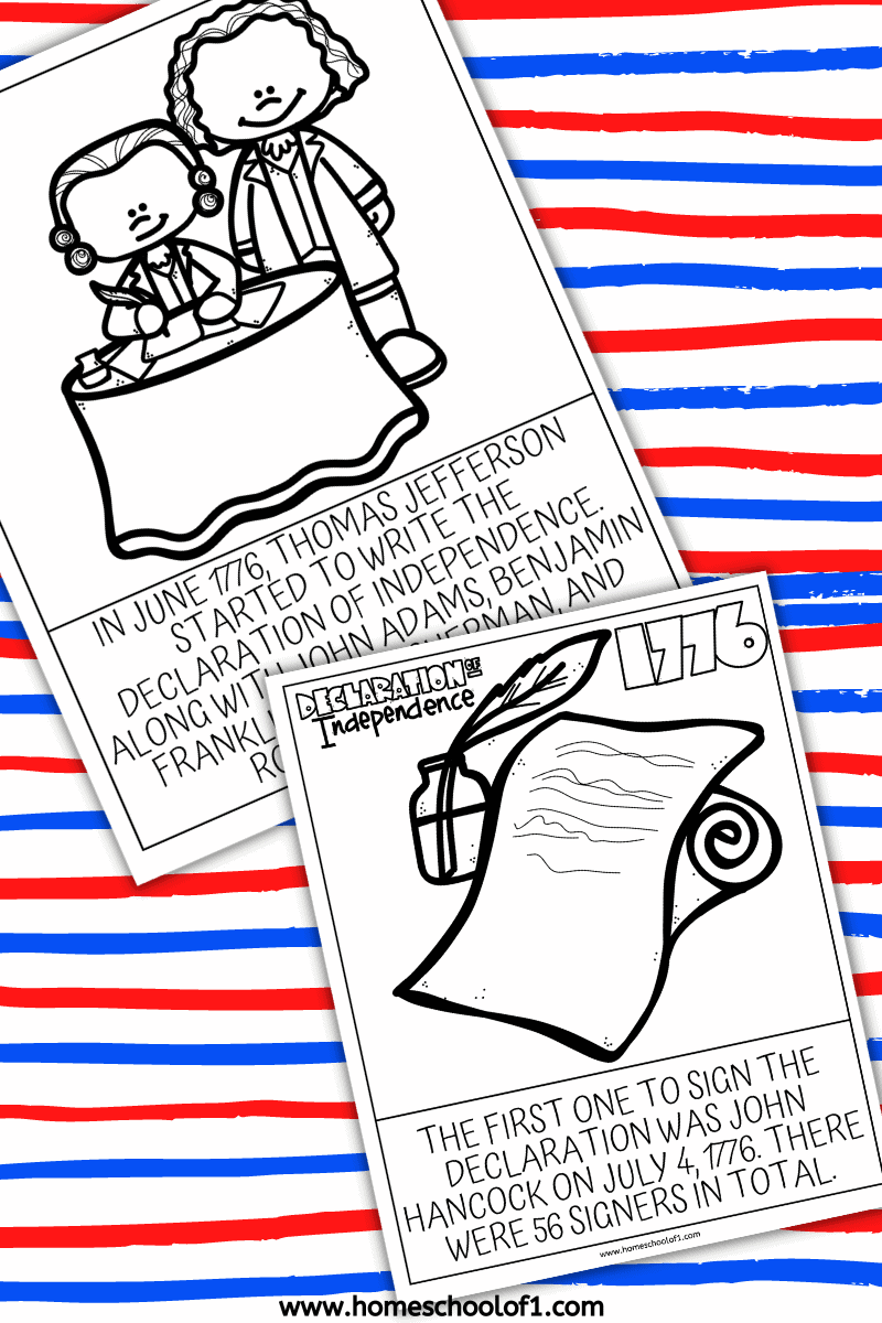 Free Declaration of Independence Worksheet for Kids