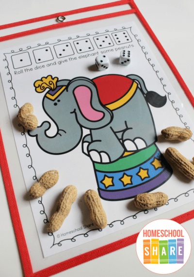 Elephant Math Mat - Homeschool Share