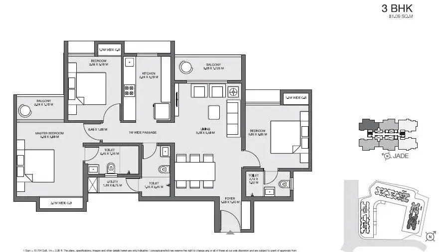 Kalpataru Srishti features 1/2/3/4 BHK flats in Mira Road