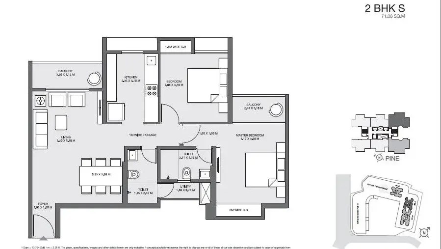 Kalpataru Srishti features 1/2/3/4 BHK flats in Mira Road