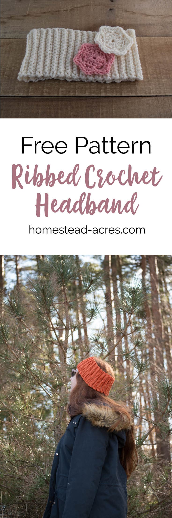 Crochet Headband Pattern Quick And Easy Ribbed Crochet Headband