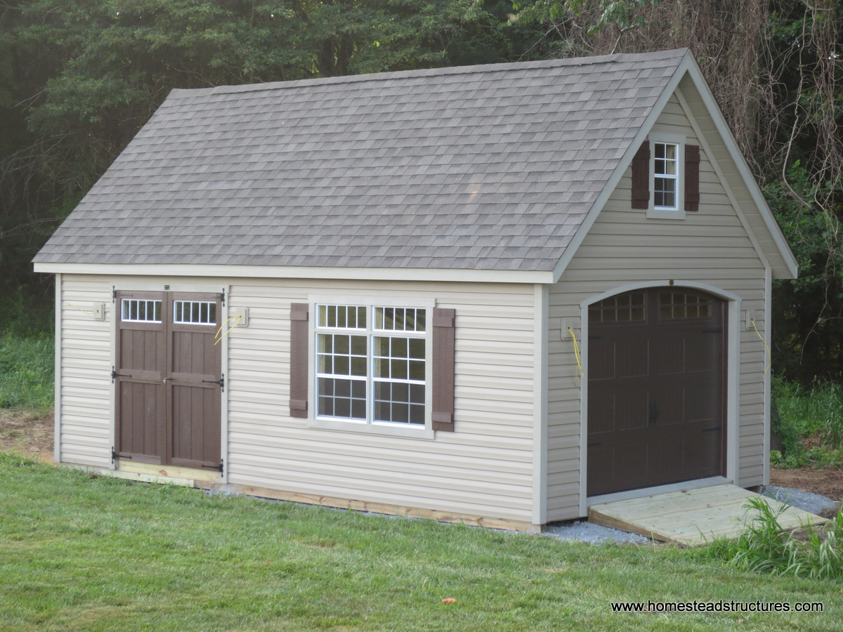 1 Car & Single Wide Garages Homestead Structures